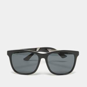 Gucci Black GG0695SA Rectangle Sunglasses