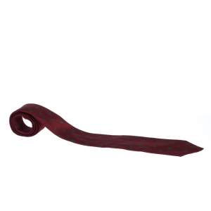 Pre Owned Gucci Red Dice Patterned Jacquard Silk Tie