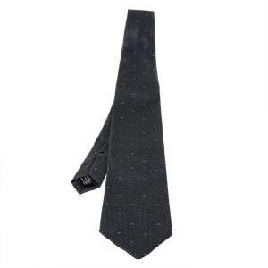 ربطة عنق غوتشي تراديشنال حرير نمط جي كحلي