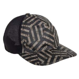 Pre Owned Gucci Ebony & Beige GG Caleido Canvas Baseball Cap S
