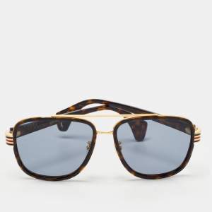 Gucci Dark Brown/Gold GG04448S Square Sunglasses