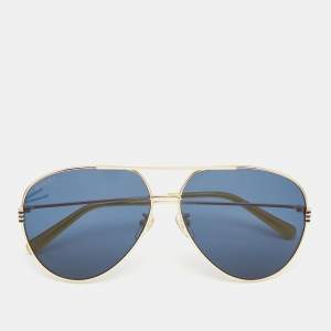 Gucci Black/Green Interlocking G Aviator Sunglasses