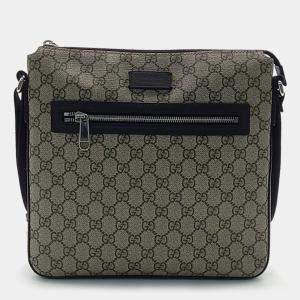 Gucci Brown GG Canvas crossbody bag 