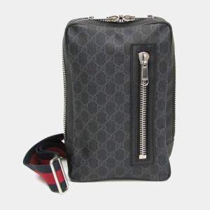Gucci GG Supreme Sling Bag Black