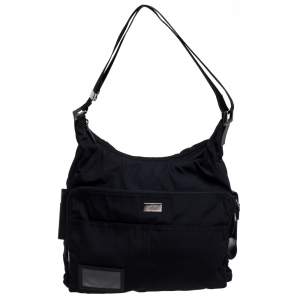 Gucci Black Nylon Messenger Bag