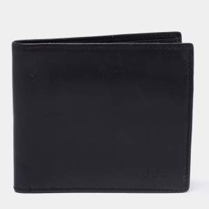 Gucci Black Leather Bifold Wallet 
