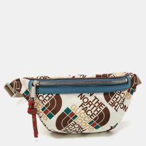 Gucci x The North Face Multicolor Print Nylon Belt Bag