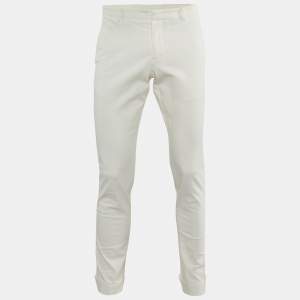 Gucci White Cotton Riding Pants M