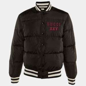 Gucci x MLB Black GG Pirates Stadium Bomber Jacket S