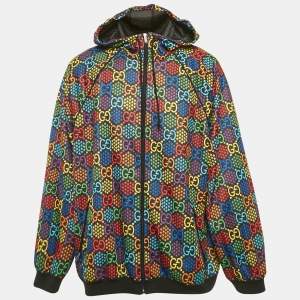 مملوكة مسبقًا Gucci Multicolor GG Psychedelic Jersey Jacket XL
