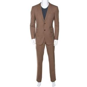 Gucci Brown Wool Tailored Suit XL