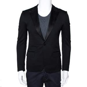 Gucci Black Wool Tuxedo Blazer XS