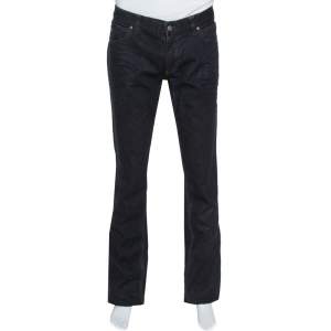 Gucci Navy Blue Dark Wash Denim Straight Fit Jeans M