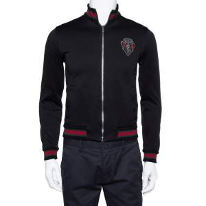 Gucci Equestrian Black Zip Front Jacket XS