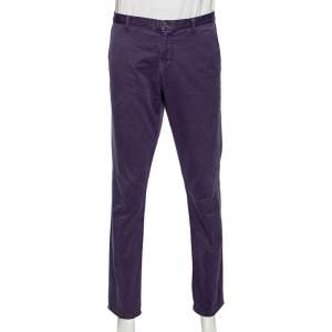 Gucci Purple Cotton New Short Chino Pants L 