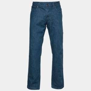 Gucci Navy Blue Denim Regular Fit Jeans L