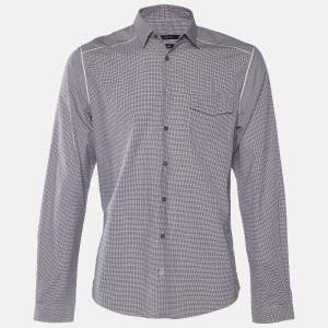 Gucci Multicolor Check Pattern Cotton Duke Fit Shirt XL