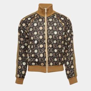 Gucci x Ken Scott Black Printed Jersey Zip-Up Track Jacket M
