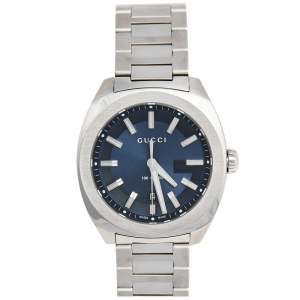 Gucci Blue Stainless Steel GG2570 Series YA142303Men's Wristwatch 40 mm