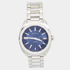 Gucci Blue Stainless Steel GG2570 Series YA142303 Men's Wristwatch 40 mm