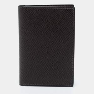 Hermes Ebene Epsom Leather MC² Euclide Card Holder