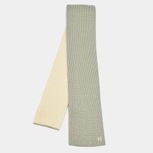 Hermès Green Silk Knit 4 Temps Tie