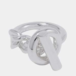 مملوكة مسبقًا خاتم هيرمس كرويزيت الحجم جم/56/#16 فضة 925