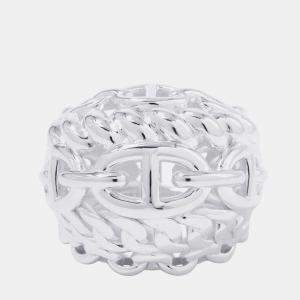 Pre Owned Hermes Chaine D'Ancre Multi Chain Ring Size Tgm/56/#16 Sv925