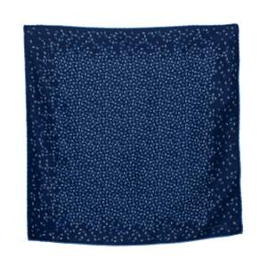 Hermès Blue Chaîne d'Ancre Silk Pocket Square