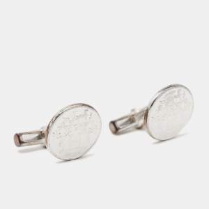 Hermès  Ex-Libris Sterling Silver Cufflinks