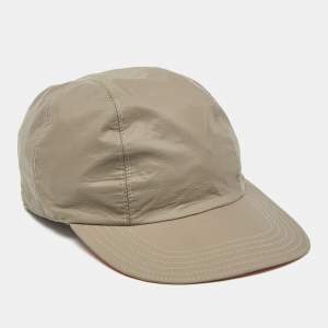 Hermes Grey/Orange Pocket Mixte Technical Cap M