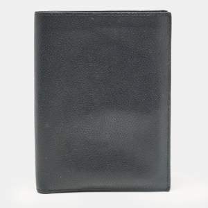 Hermes Noir Evercolor Leather Bifold Wallet