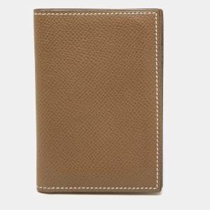 Hermès Etoupe Epsom Leather MC² Euclide Card Holder