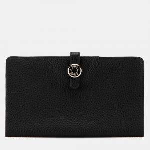 Hermes Black Dogon Mm Card Case