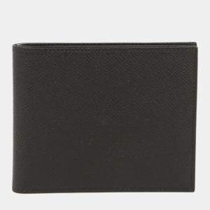 Hermes Black Leather Citizen Bifold Wallet