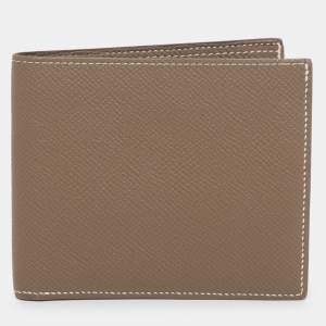 Pre Owned Hermes Sauge Epsom Leather MC² Copernic Wallet