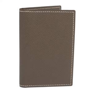 Hermes Sauge Epsom Leather MC² Euclide Card Holder
