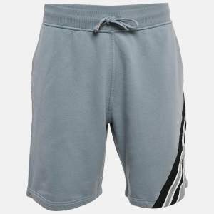 Hermes Blue Cotton Knit Shorts XL