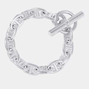 Pre Owned Hermes Chaine D'Ancre Bracelet 14 Frames Size Mm Sv925