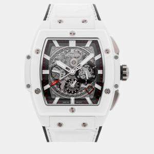 Hublot Skeleton Ceramic Big Bang 601.HX.0173.LR Automatic Men's Wristwatch 45 mm