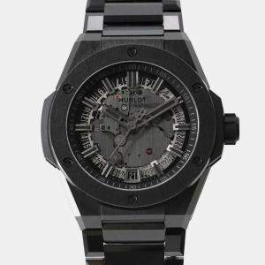 Hublot Black Ceramic Big Bang 456.CX.0140.CX Automatic Men's Wristwatch 40 mm