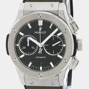 Hublot Green Titanium Classic Fusion 521.NX.8970.LR Automatic Men's Wristwatch 45 mm