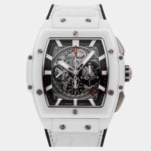 Hublot Skeleton Ceramic Big Bang 601.HX.0173.LR Automatic Men's Wristwatch 45 mm