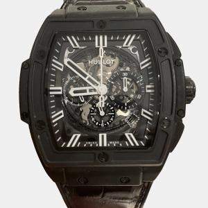 Hublot Black Ceramic Spirit of Big Bang 601.CI.0120.LR Automatic Men's Wristwatch 45 mm