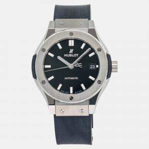 Hublot Classic Fussion 565.NX.1171.RX Automatic Black Titanium Men's Wristwatch 38mm