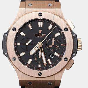 Hublot Big Bang 301.PX.1180.RX Automatic Black 18k Rose Gold Men's Wristwatch 44 mm