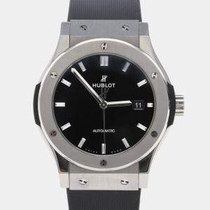 Pre Owned Hublot Classic Fusion 542.NX.1270.RX Automatic Titanium Men's Wristwatch 42 mm