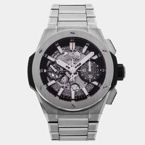 Pre Owned Pre-Owned Hublot Big Bang Integral 451.NX.1170.NX Black Automatic Titanium Men's Wristwatch 42 mm