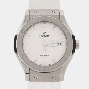 Pre Owned Hublot Classic Fusion 542.NX.2611.LR Automatic Titanium Men's Wristwatch 42 mm