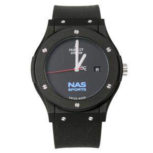 Hublot Black PVC Atelier NAS Sports Ramadan 2015 Men's Wristwatch 45 mm